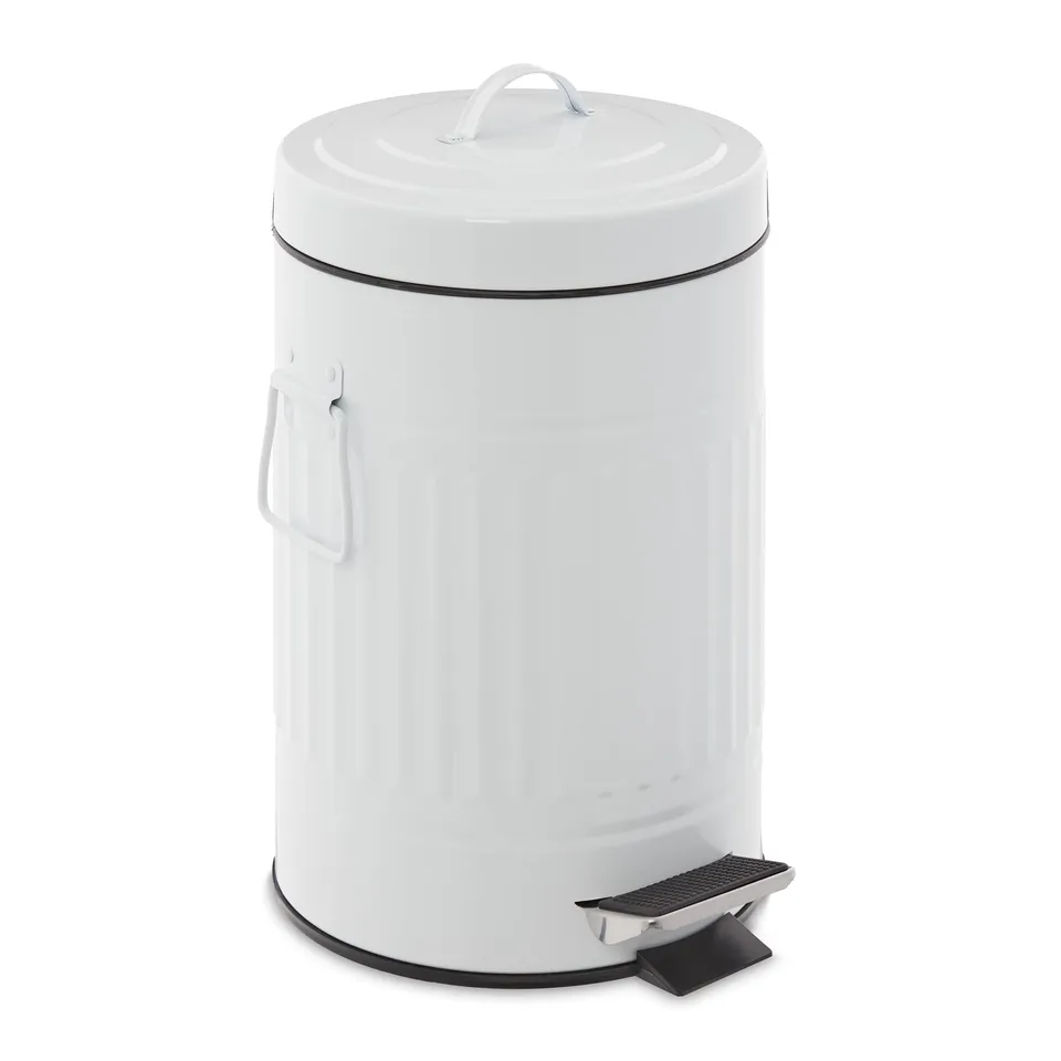 relaxdays-kosmetikeimer-treteimer-7-liter-metall-wei-mit-softclose image 1