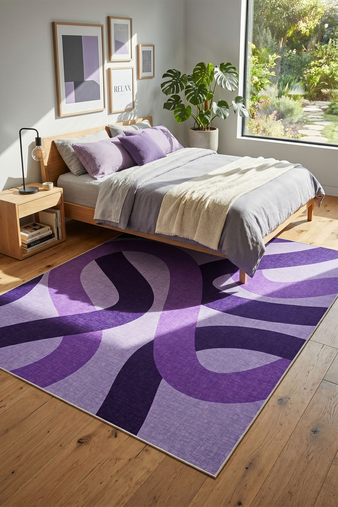 teppana-roxy-flieder-teppich-modern-geometrisch-waschbar image 4