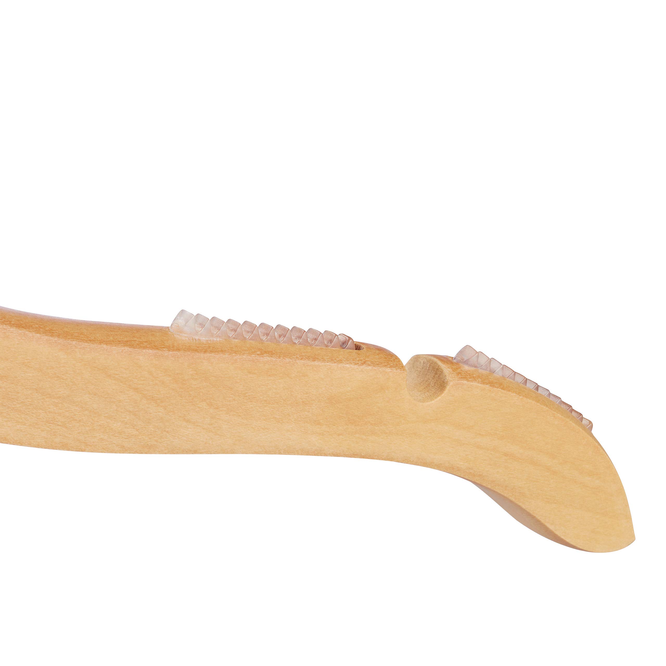 relaxdays-kleiderb-gel-holz-25-st-ck-beflockt-46-cm-natur image 7