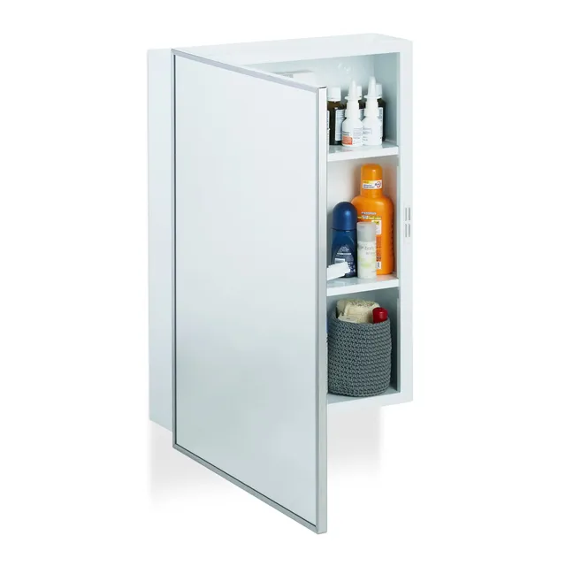 relaxdays-spiegelschrank-bad-wei-h-ngeschrank-stahl-eint-rig-56-x-40-5-x-12-5-cm image 1