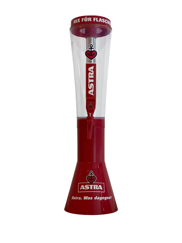 astra-bier-turm-biers-ule-3-0-liter-rot-transparent-mit-k-hlung image 1