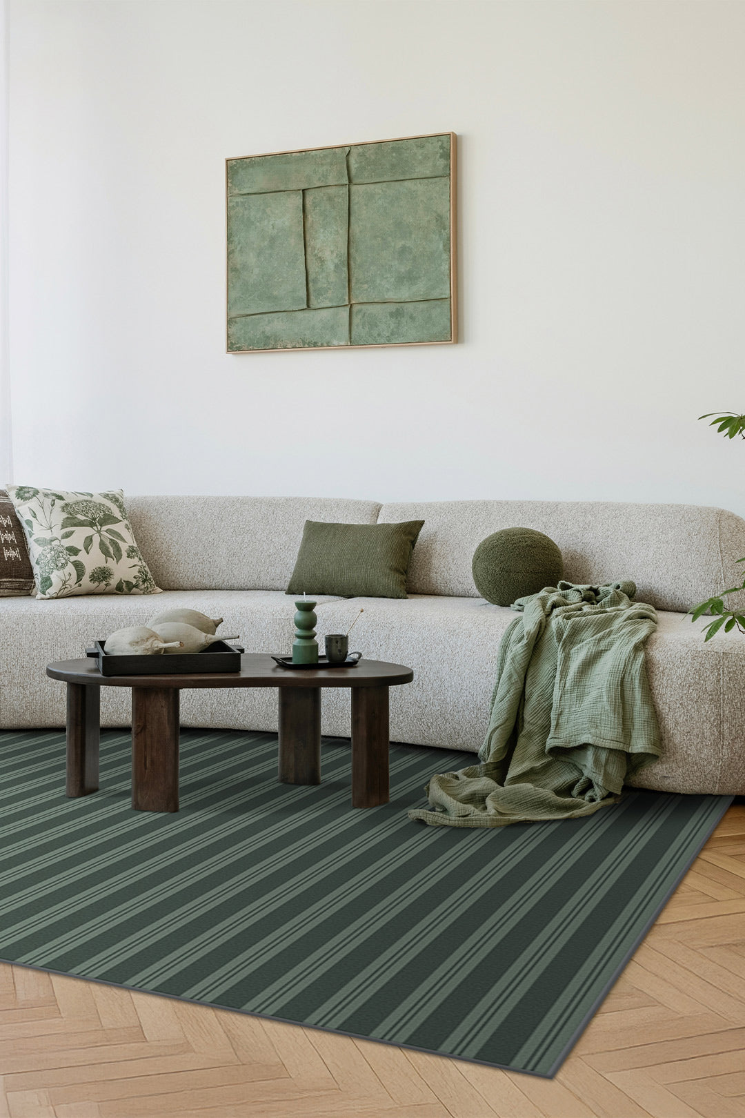 teppana-harry-potter-streifen-slytherin-teppich-waschbar image 4