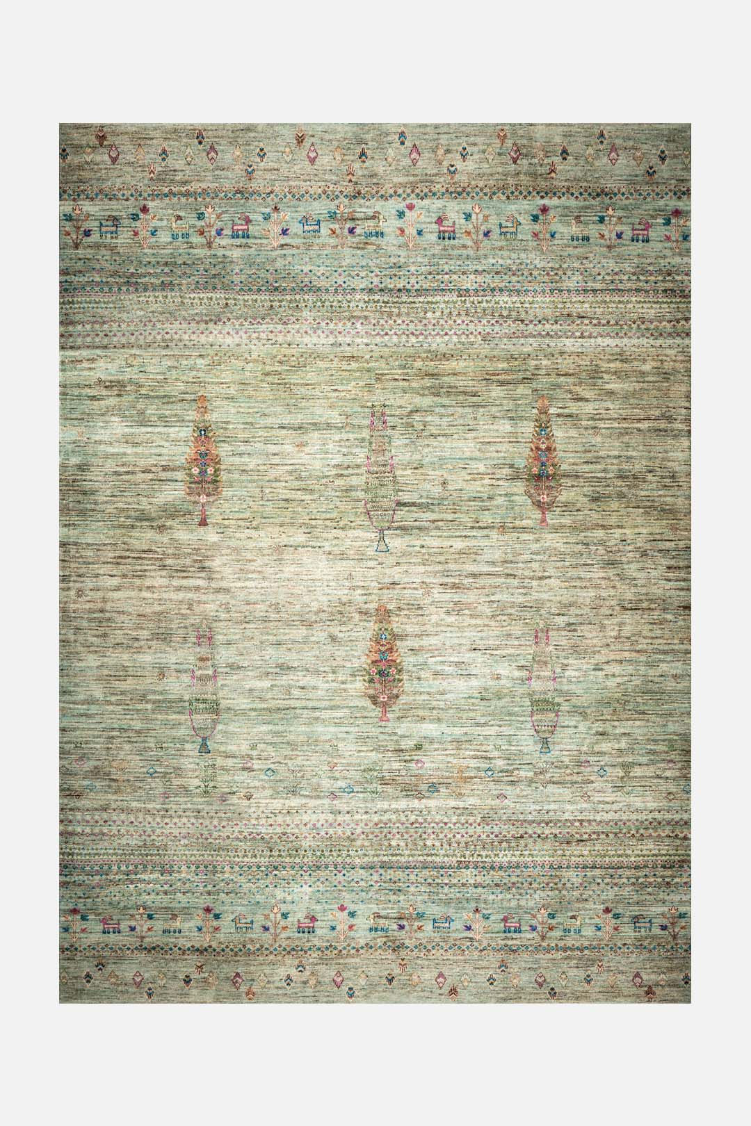 teppana-dayita-avo-teppich-blau-gr-n-waschbarer-indoor-teppich image 1