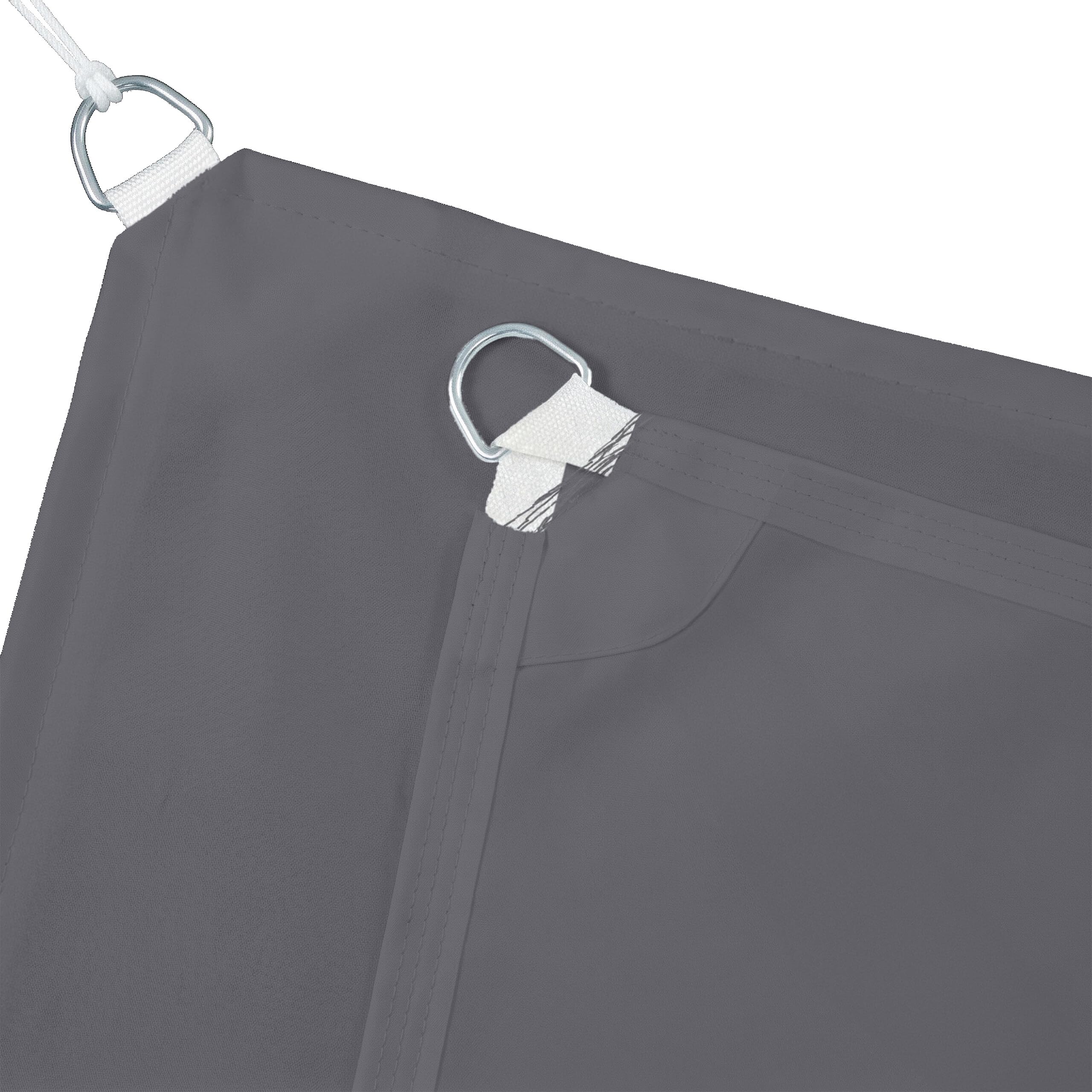relaxdays-sonnensegel-quadratisch-5x5-m-polyester-grau image 6