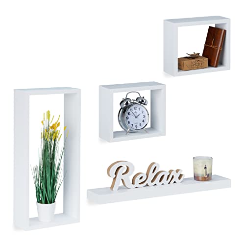 relaxdays-wandregal-4er-set-cube-wei-mdf-h-ngeregale-freischwebend image 5