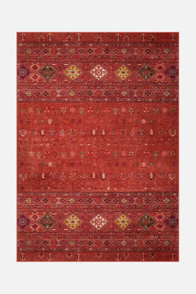 teppana-harleen-safran-teppich-waschbarer-indoor-teppich image 1