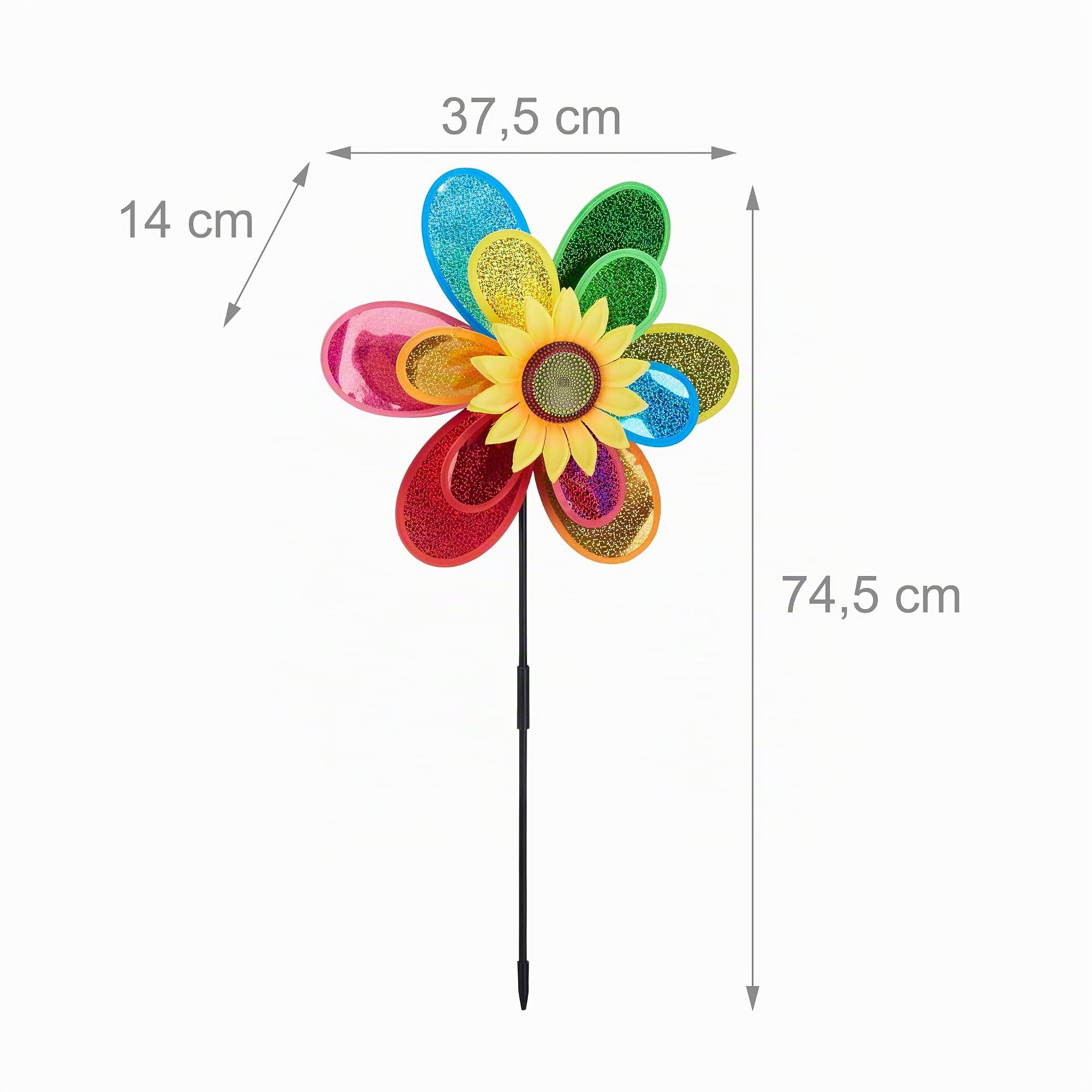 relaxdays-windrad-blume-74-5-cm-blumenstecker-bunt image 4