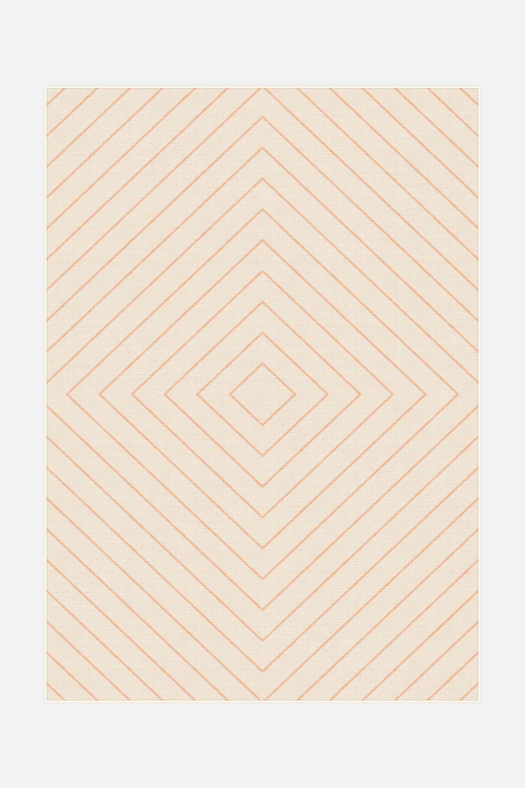 teppana-diamond-peach-waschbarer-teppich image 1