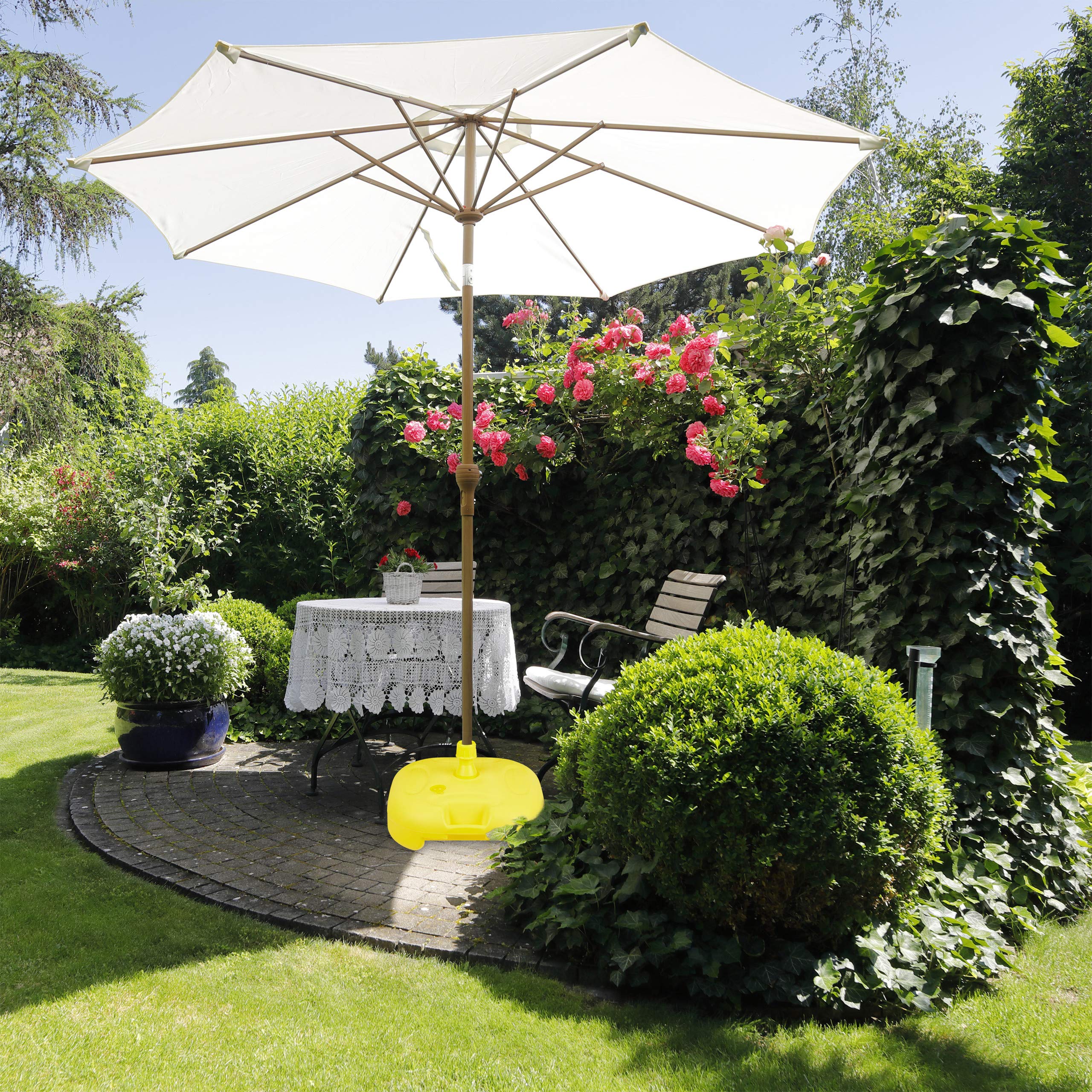 relaxdays-sonnenschirmst-nder-kunststoff-bef-llbar-gelb-43-x-43-cm-stock-25-32-m image 5