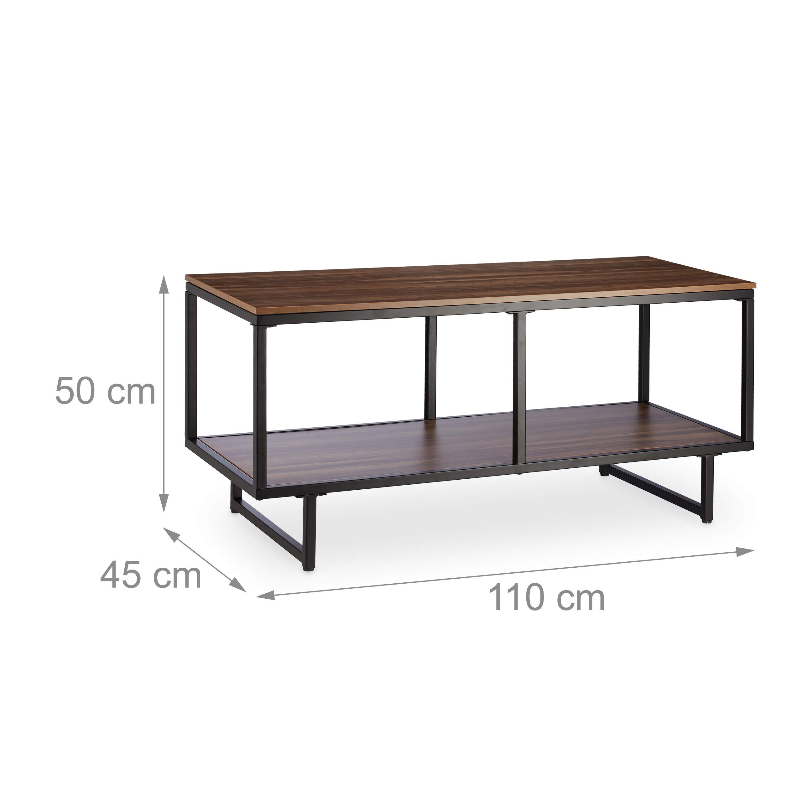 relaxdays-tv-lowboard-melamin-110x45x50-cm-hifi-rack-braun image 4