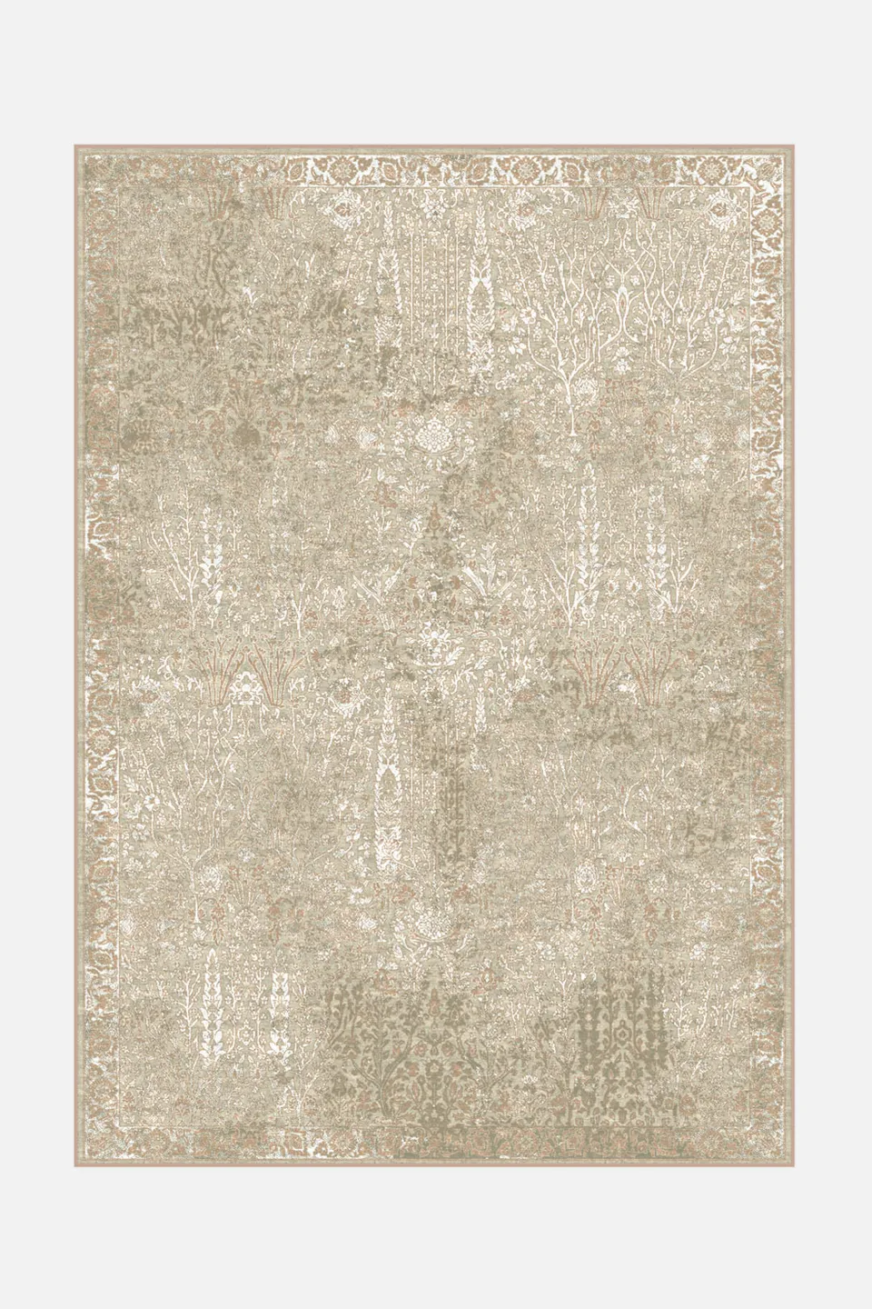 teppana-helene-sandrose-waschbarer-teppich-modern-beige-braun image 1