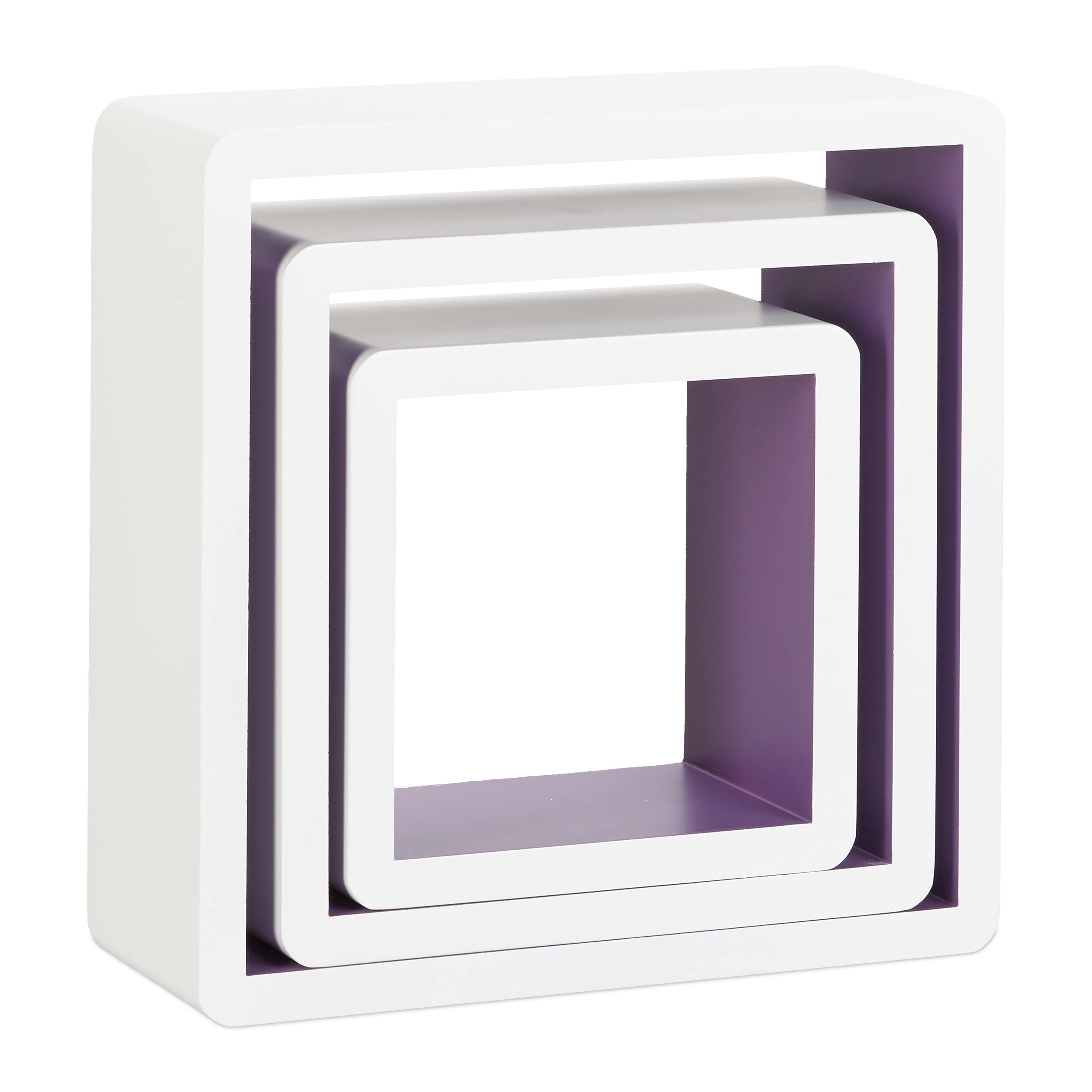 relaxdays-wandregal-cube-3er-set-mdf-wei-violett-27-x-27-x-10-cm image 7