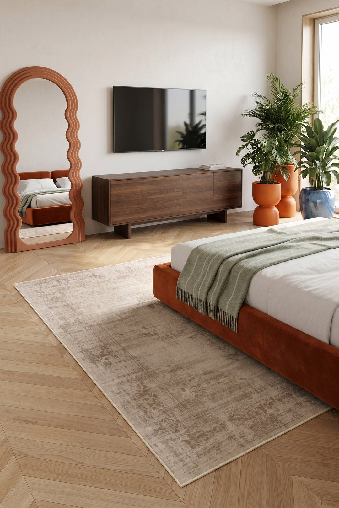 teppana-paloma-taupe-teppich-waschbar-inkl-matte image 4