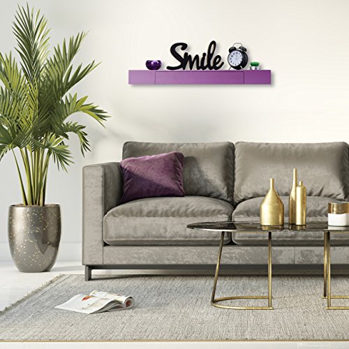 relaxdays-wandregal-mit-schublade-25-cm-tief-schwarz-schweberegal-mdf image 8