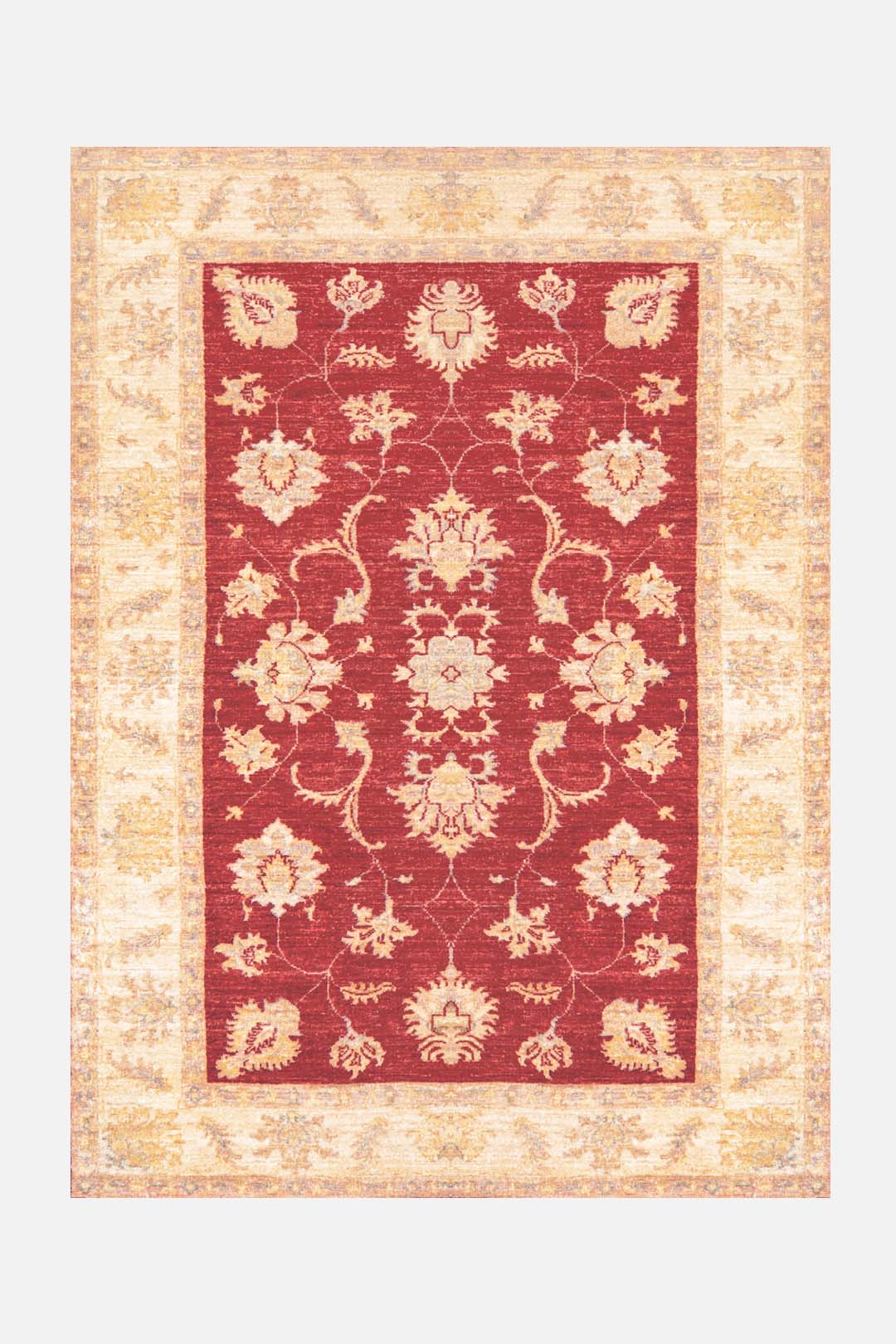 teppana-bahar-rot-teppich-waschbarer-perser-indoor-teppich image 1