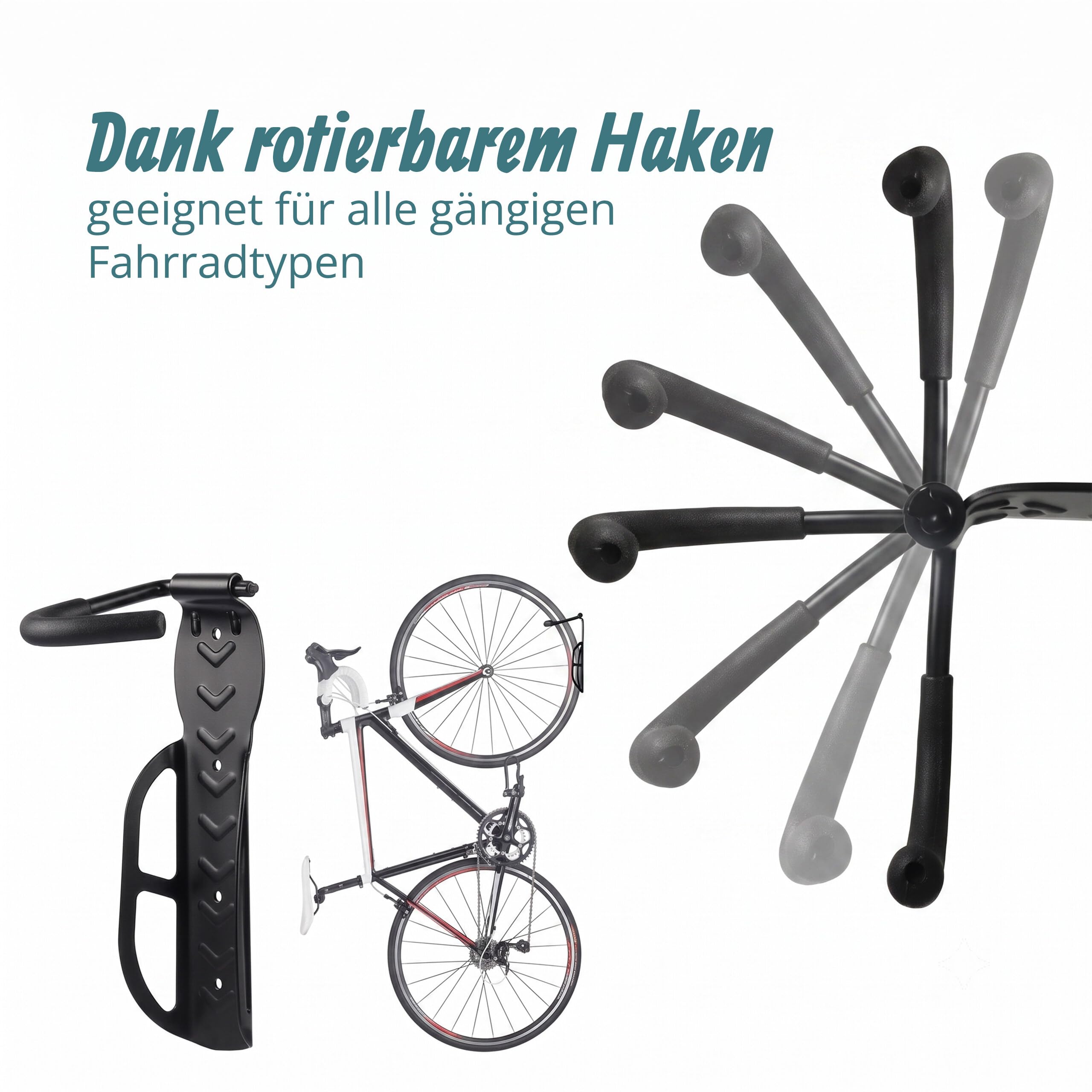 relaxdays-fahrradhalterung-2er-set-schwarz-fahrrad-wandhalterung-aus-100-stahl-b image 8