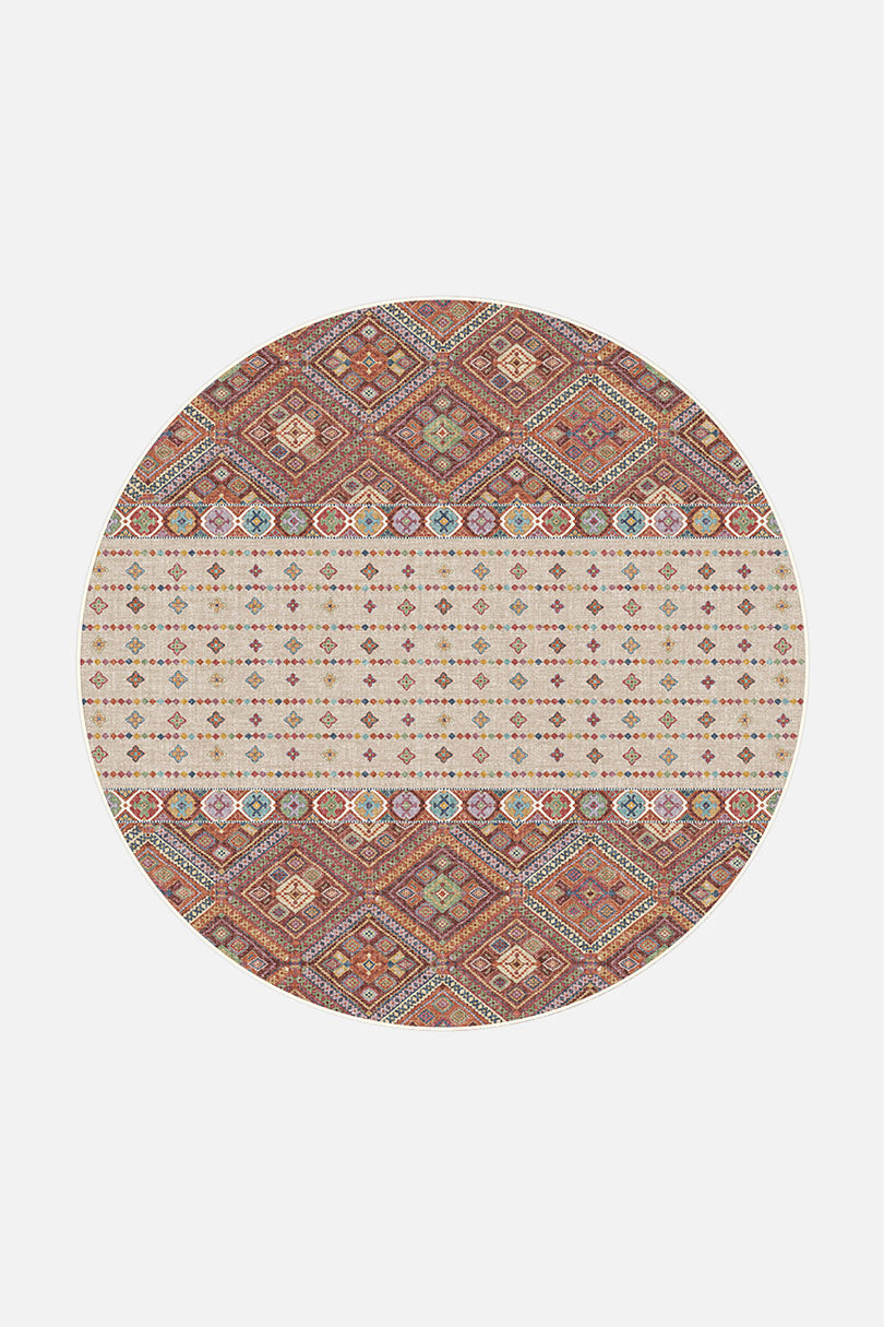 teppana-leila-bunt-teppich-mehrfarbig-waschbarer-boho-teppich image 8