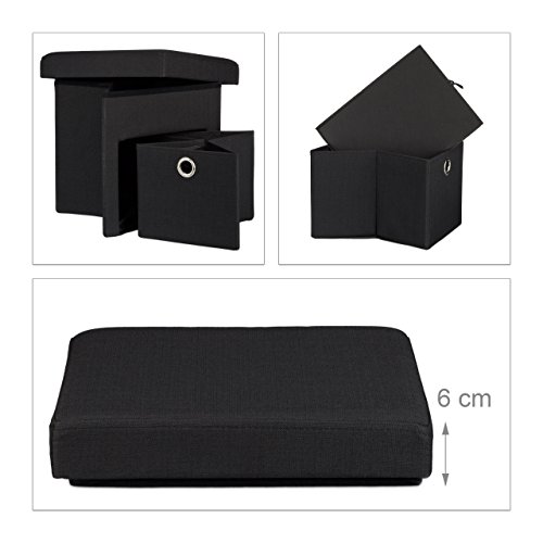 relaxdays-10020369-46-faltbarer-sitzhocker-aus-stoff-38x38x38-cm-schwarz image 8
