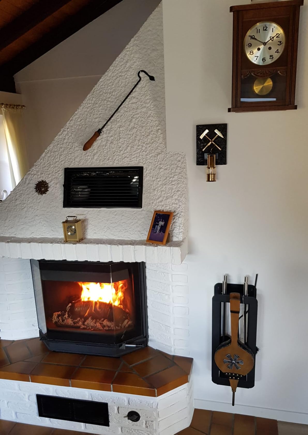 Sieht edel aus am Kamin