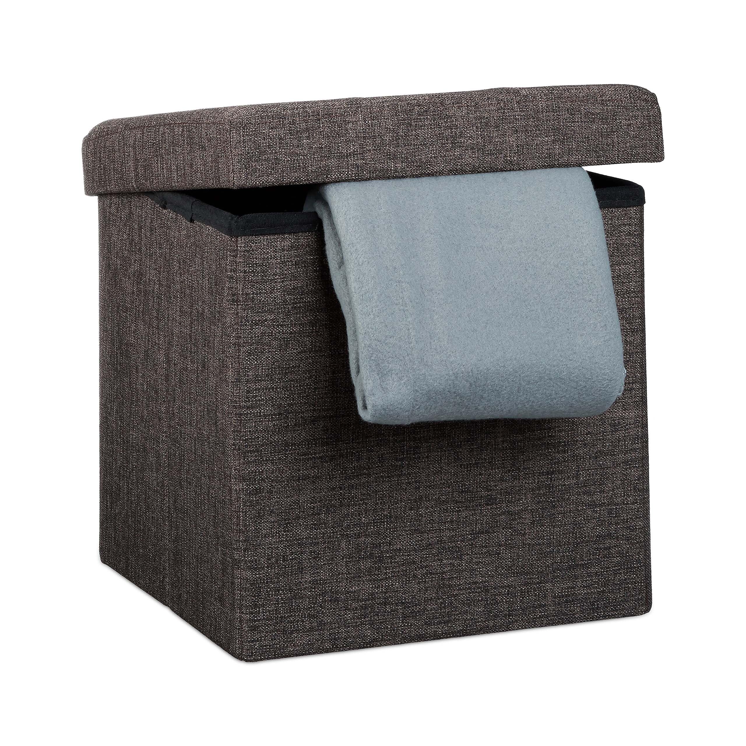 relaxdays-sitzhocker-faltbar-sitzcube-leinen-mit-stauraum-40-l-38-x-38-x-38-cm-b image 1