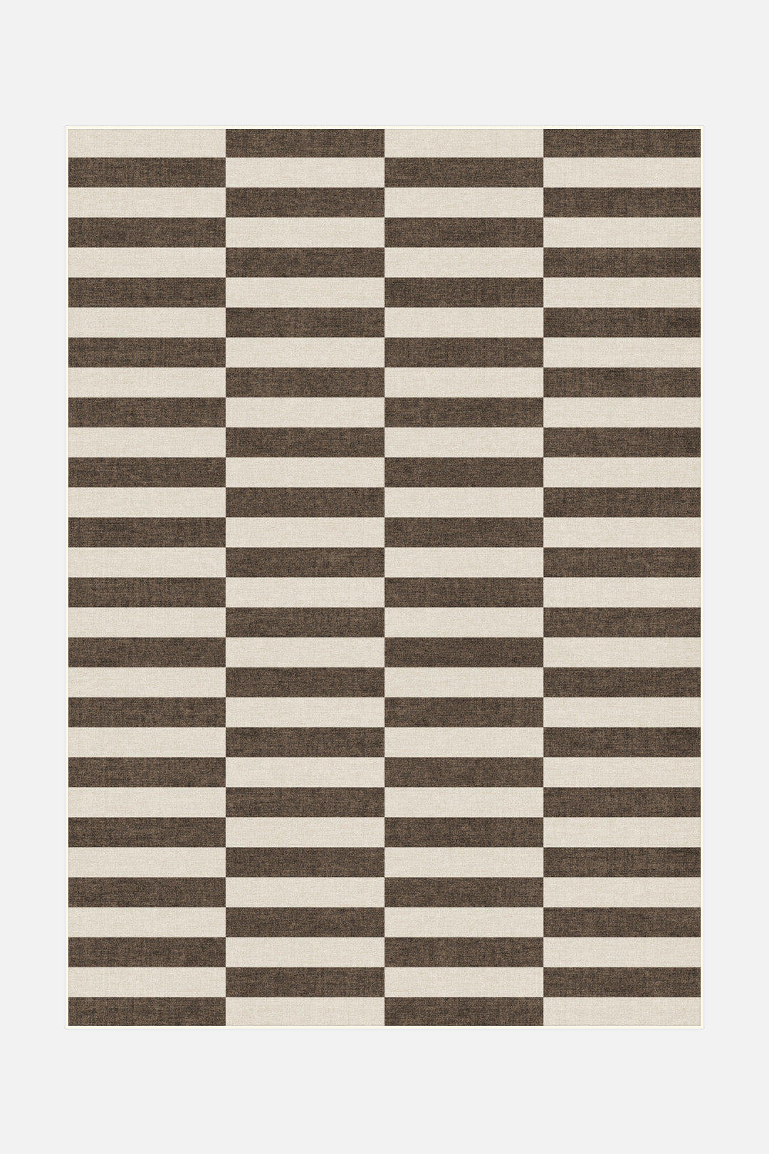 teppana-nuri-braun-teppich-waschbar-geometrisch image 1
