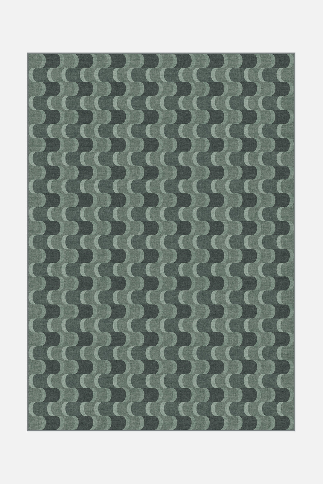 teppana-linea-waldgr-n-teppich-waschbar-gr-n-geometrisch image 1