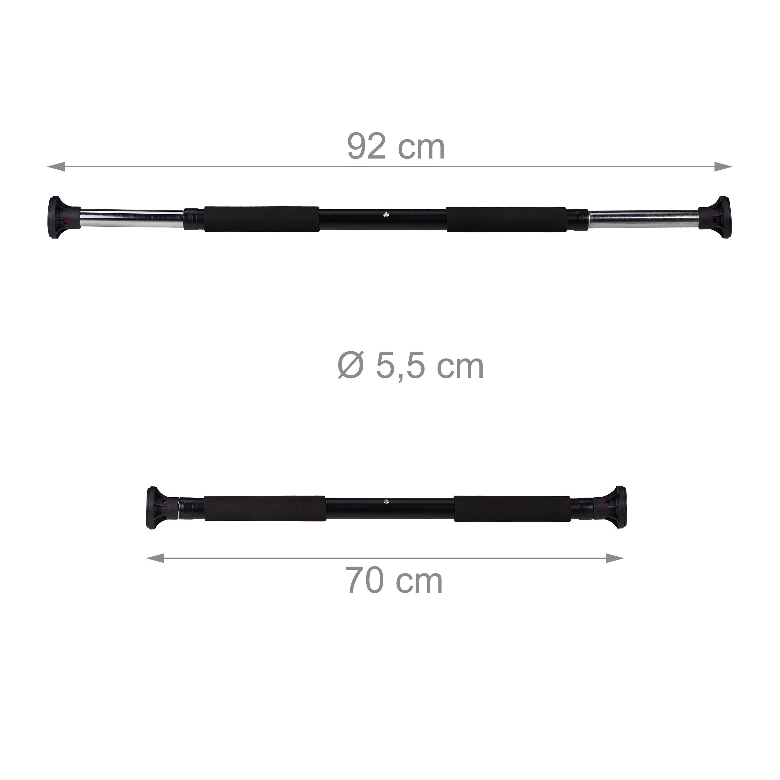 relaxdays-klimmzugstange-t-rrahmen-70-92-cm-schwarz-t-rreck-stahl-100-kg image 3