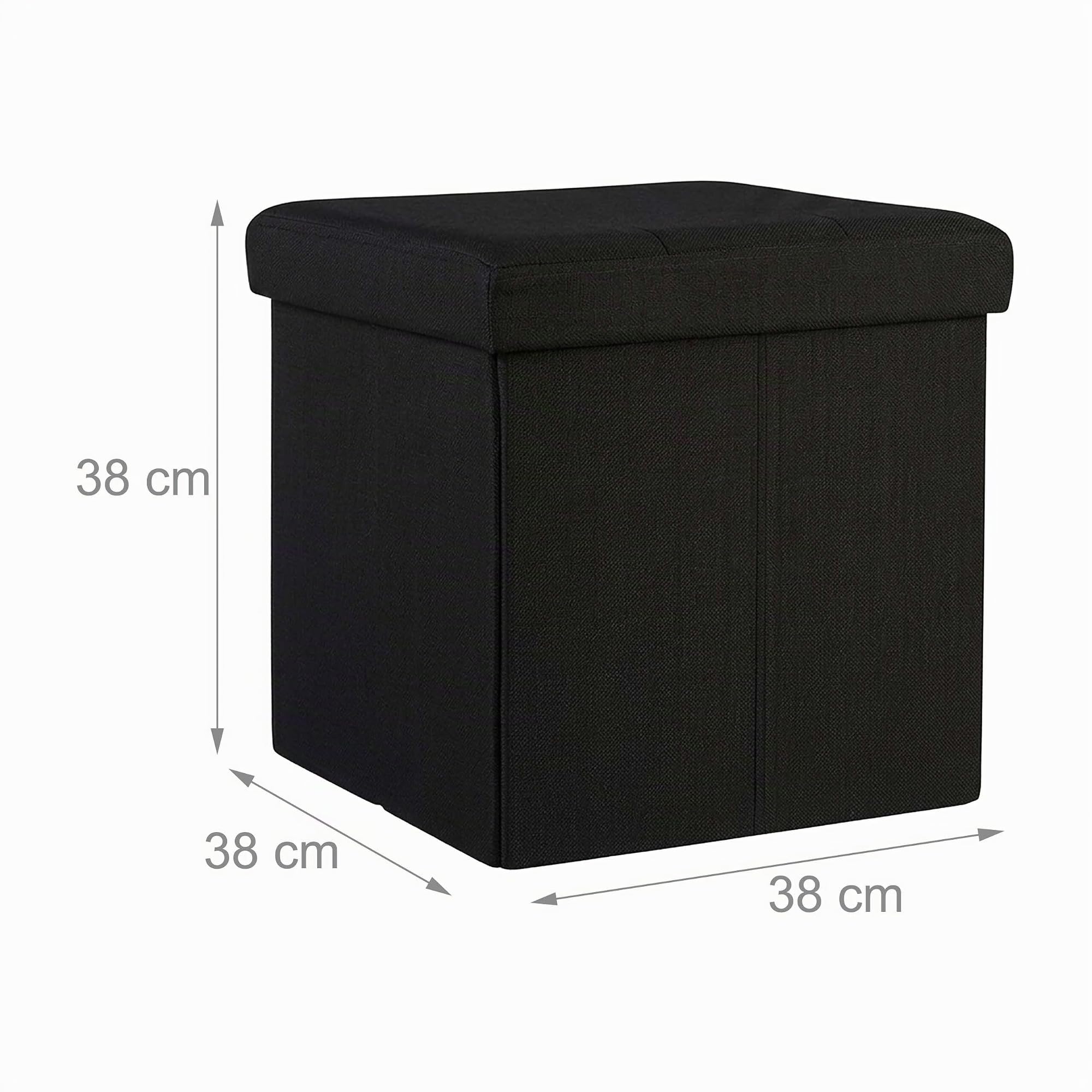 relaxdays-sitzhocker-faltbar-38x38x38-cm-leinen-schwarz-40l image 3