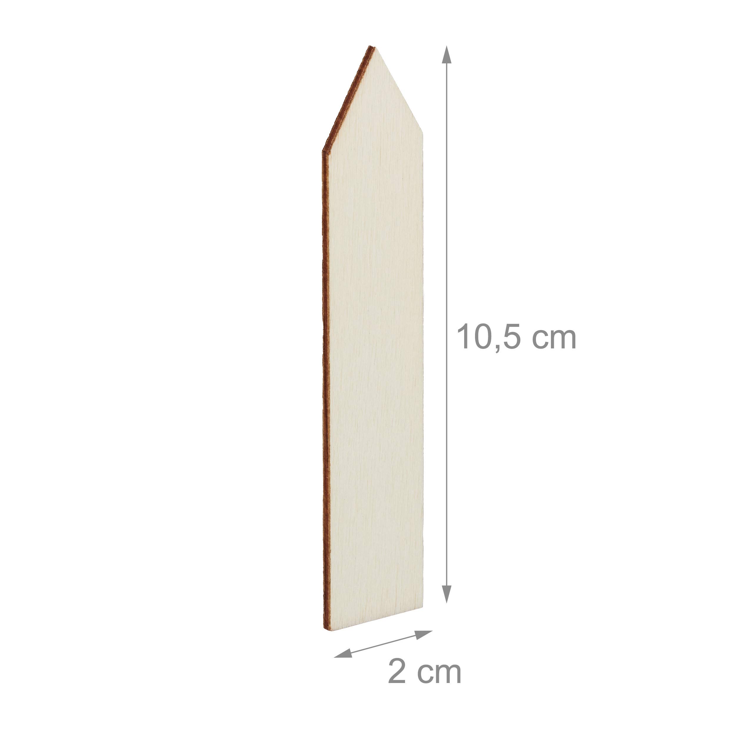 relaxdays-pflanzenstecker-holz-60er-set-10-5-cm-natur image 4