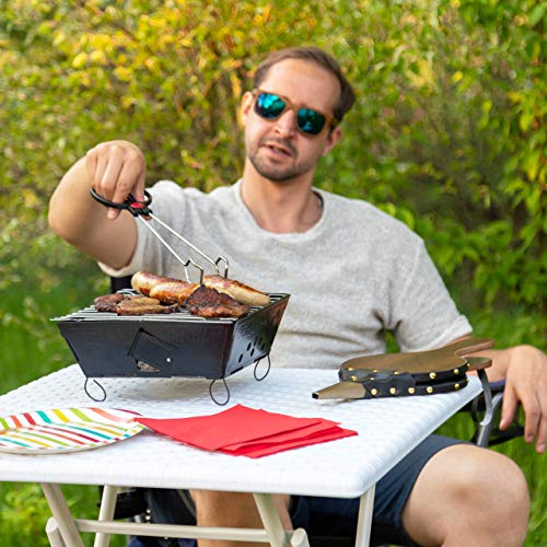 relaxdays-outdoor-klappgrill-schwarz-mobiler-campinggrill-12x25x25-cm-stahl image 7