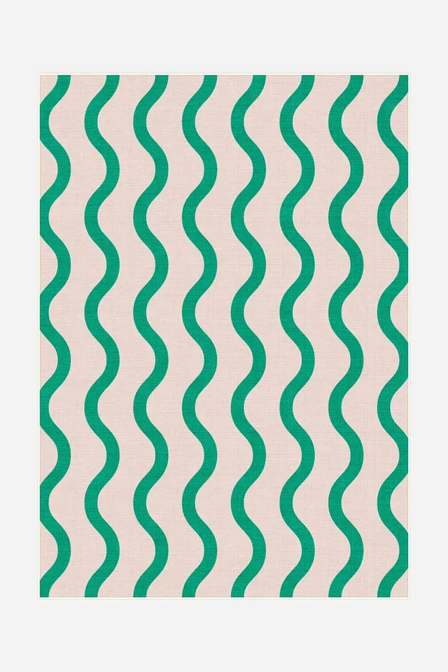 teppana-energy-garden-teppich-waschbar-gr-n-geometrisch image 1