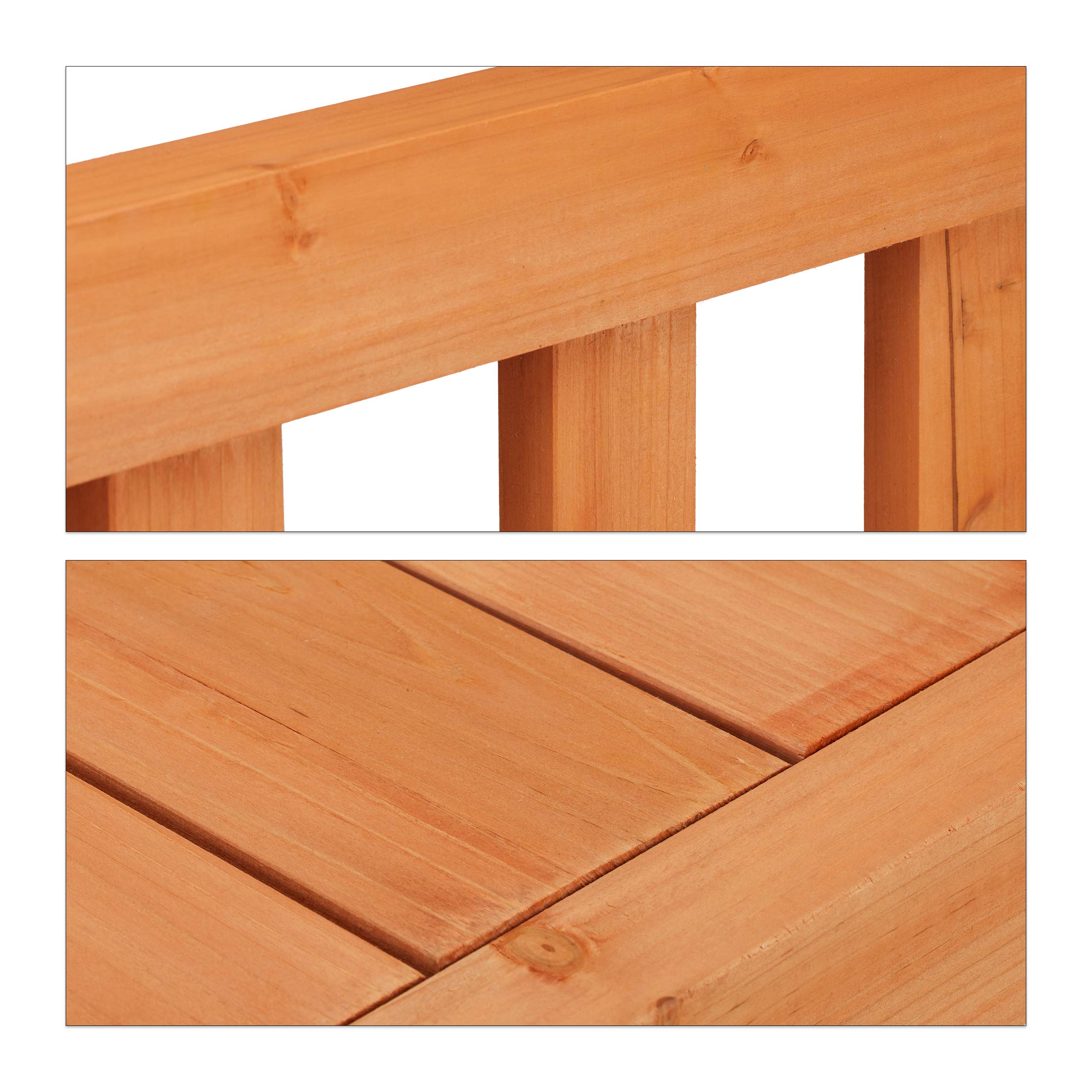 relaxdays-gartenbank-3-sitzer-tannenholz-orange-143-5-cm image 8