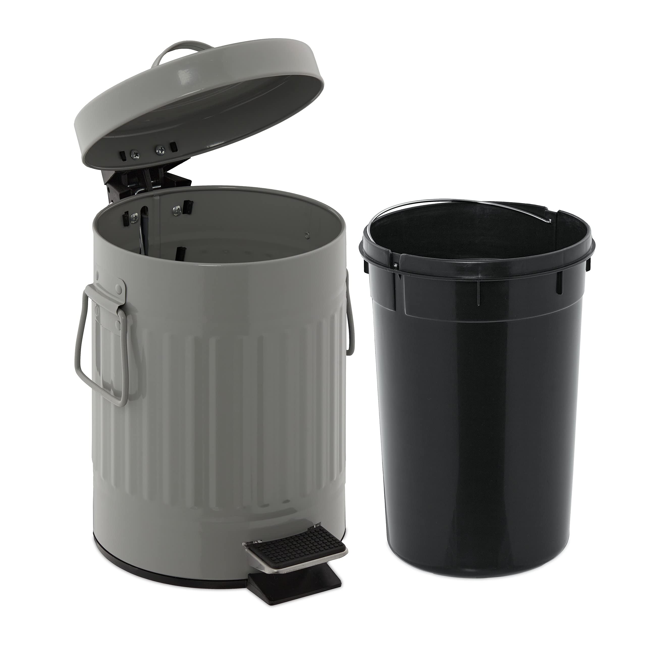 relaxdays-kosmetikeimer-3-liter-mit-absenkautomatik-metall-hellgrau image 6
