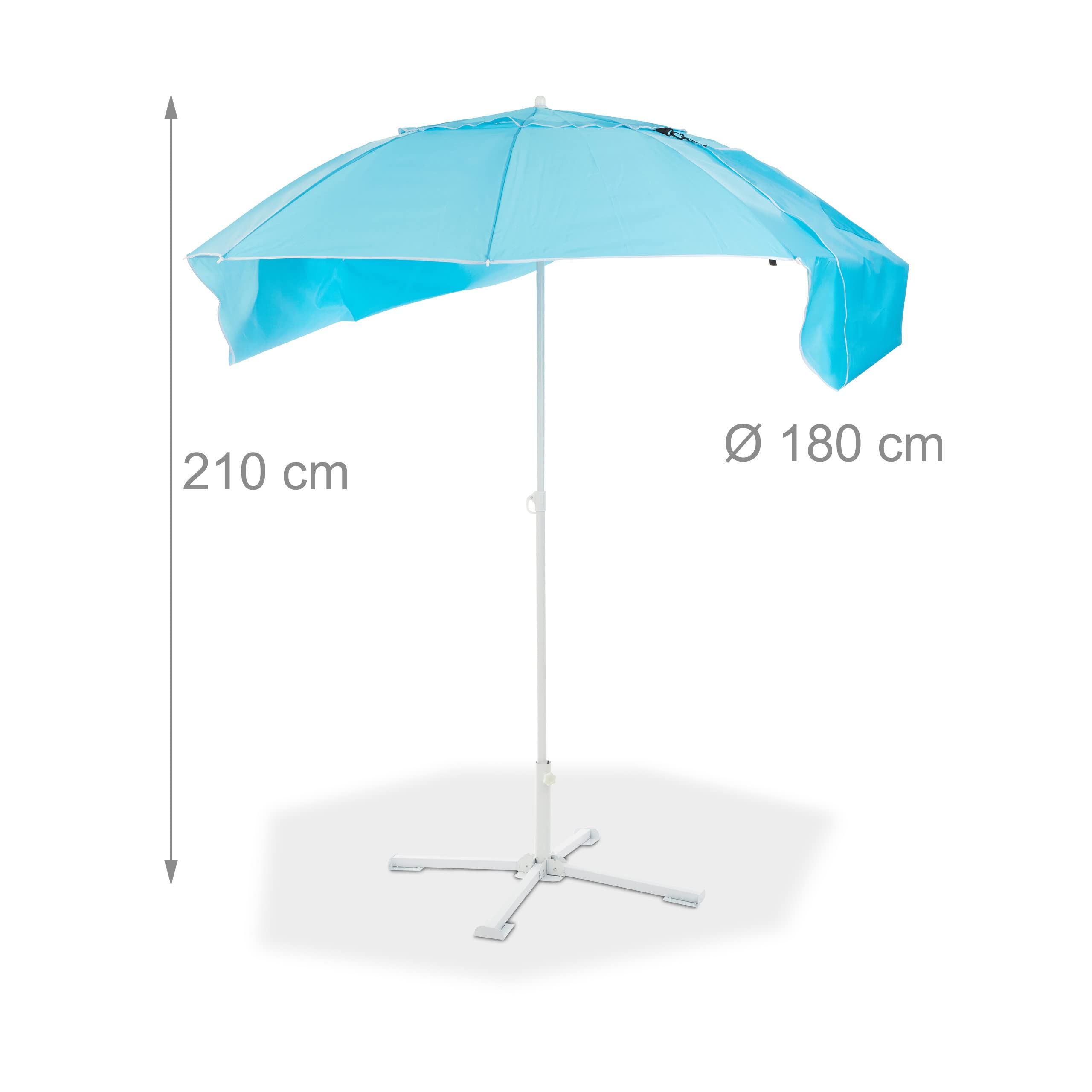 relaxdays-2-in-1-sonnenschirm-strandmuschel-blau-210x180-cm image 4