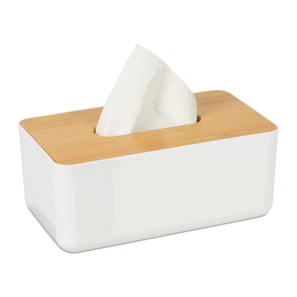 relaxdays-t-cherbox-mit-bambusdeckel-wei-natur-23-cm image 1