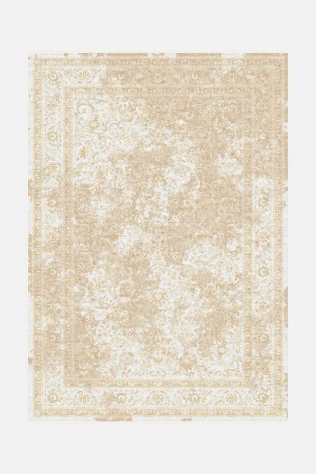 teppana-manu-beige-teppich-boho-waschbar image 1