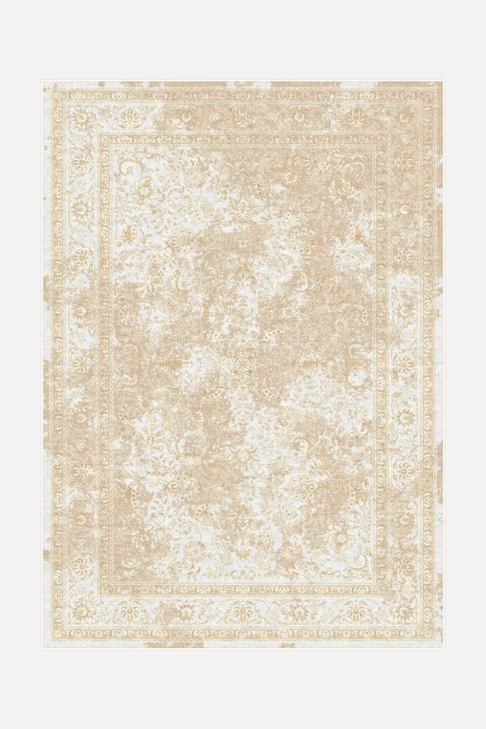 teppana-manu-beige-teppich-boho-waschbar image 1