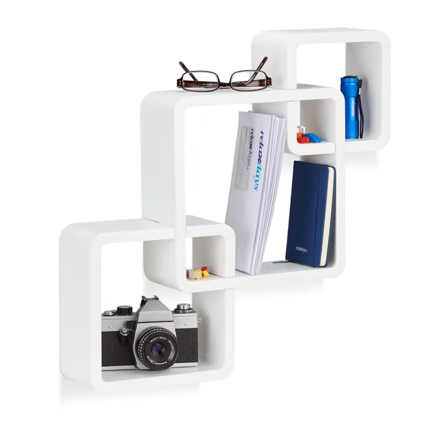 relaxdays-wandregal-f-cher-3-teilig-wei-deko-h-ngeregal-mdf-matt-lackiert image 1