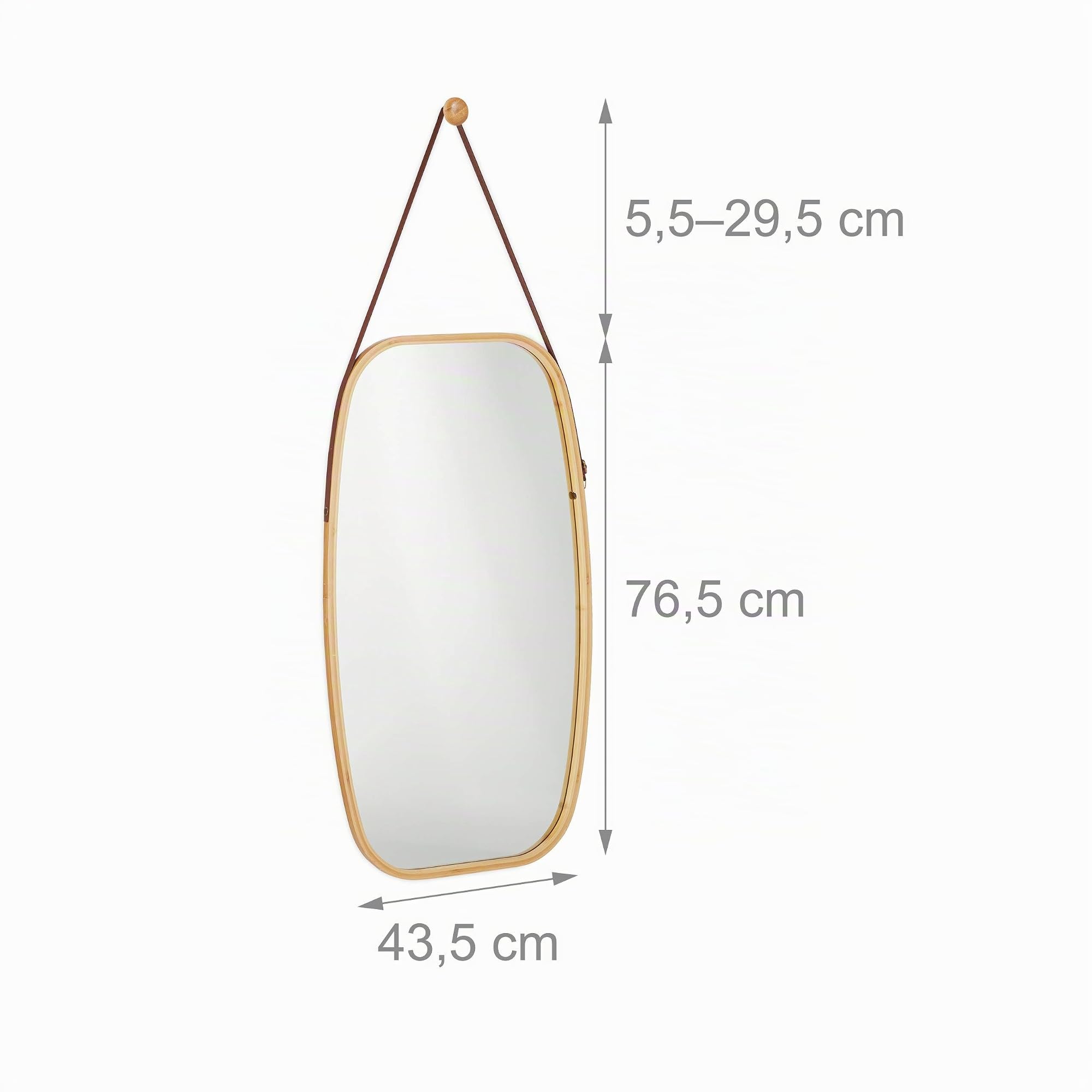 relaxdays-wandspiegel-oval-mit-bambusrahmen-76-5-x-43-5-cm-natur image 4