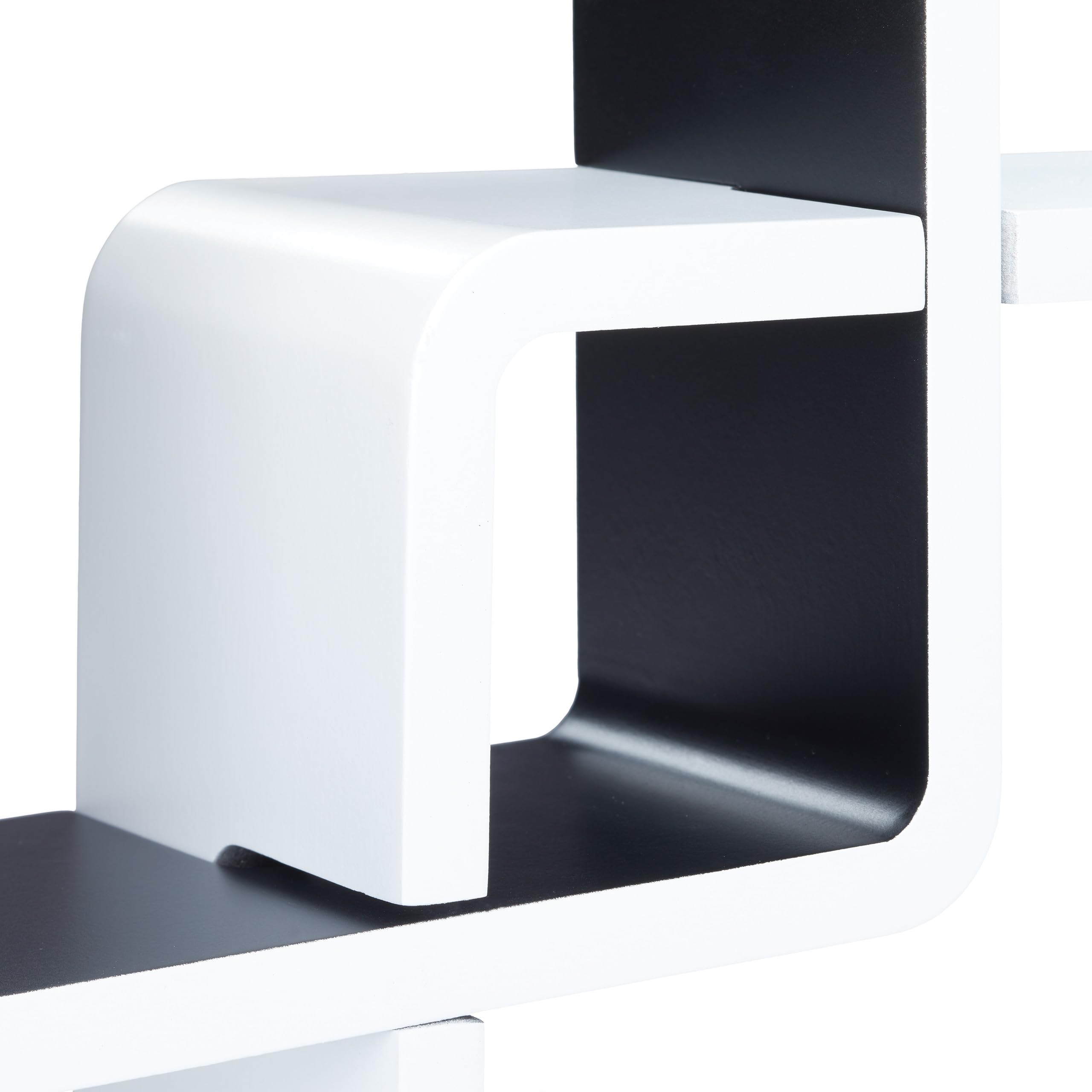 relaxdays-wandregal-cube-4-w-rfel-mdf-wei-schwarz image 7