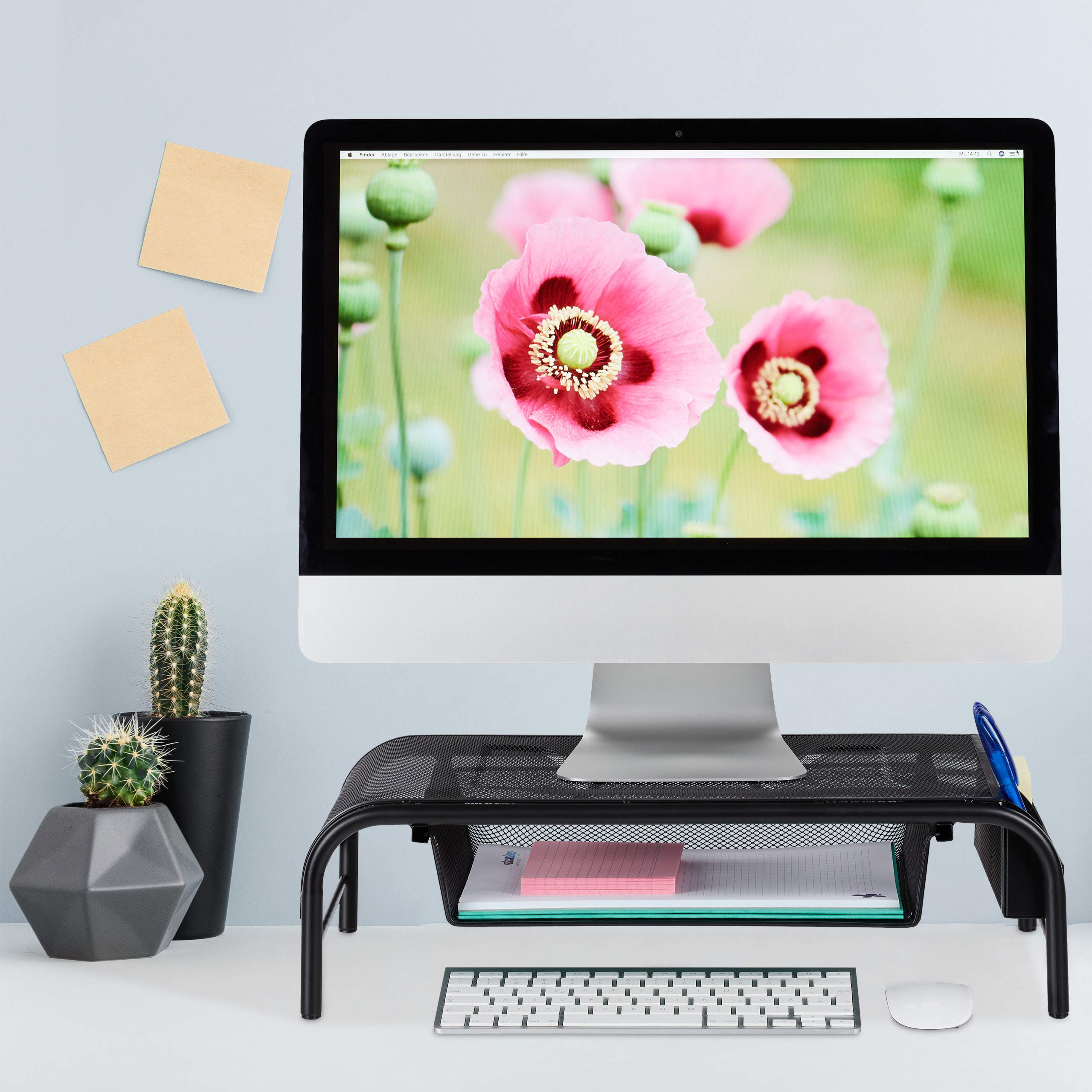 relaxdays-monitorst-nder-mit-schublade-schwarz-bildschirmst-nder-bis-29-zoll image 2