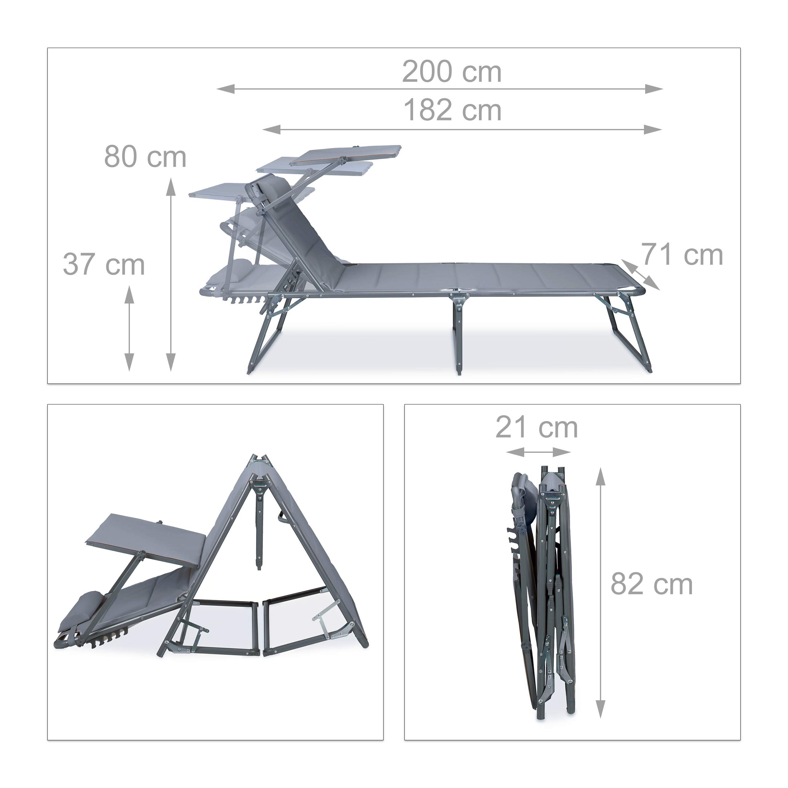 relaxdays-gartenliege-klappbar-mit-dach-37-x-70-x-200-cm-anthrazit image 3