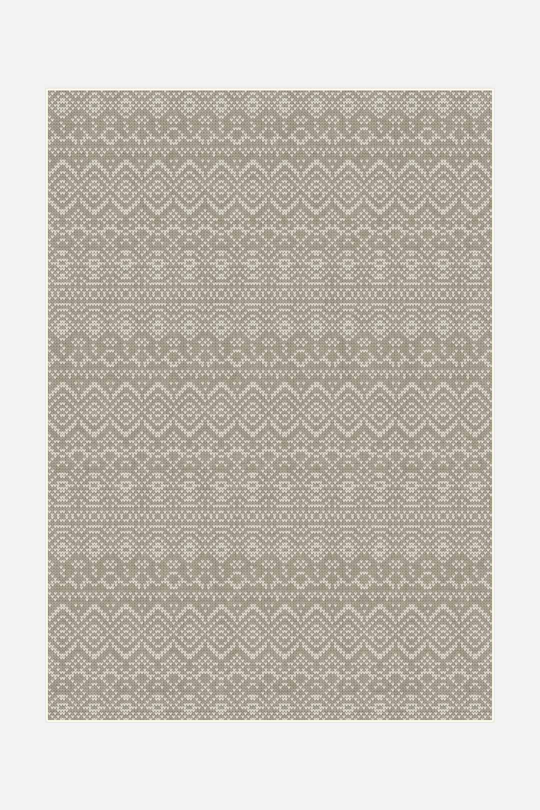 teppana-skandiliebe-nuss-teppich-waschbar-beige-braun-geometrisch image 1