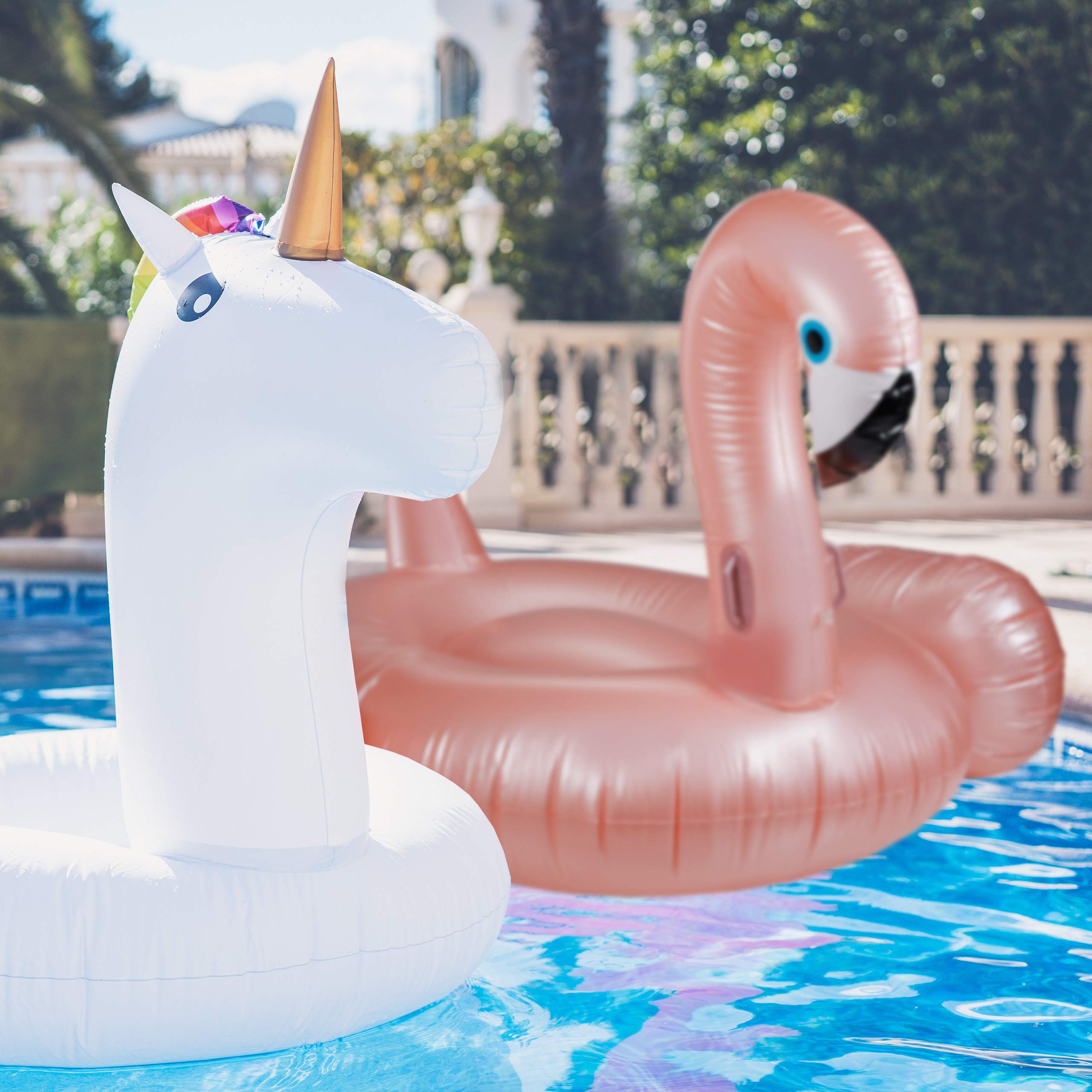 relaxdays-aufblasbarer-flamingo-xxl-ros-gold-185-cm image 3