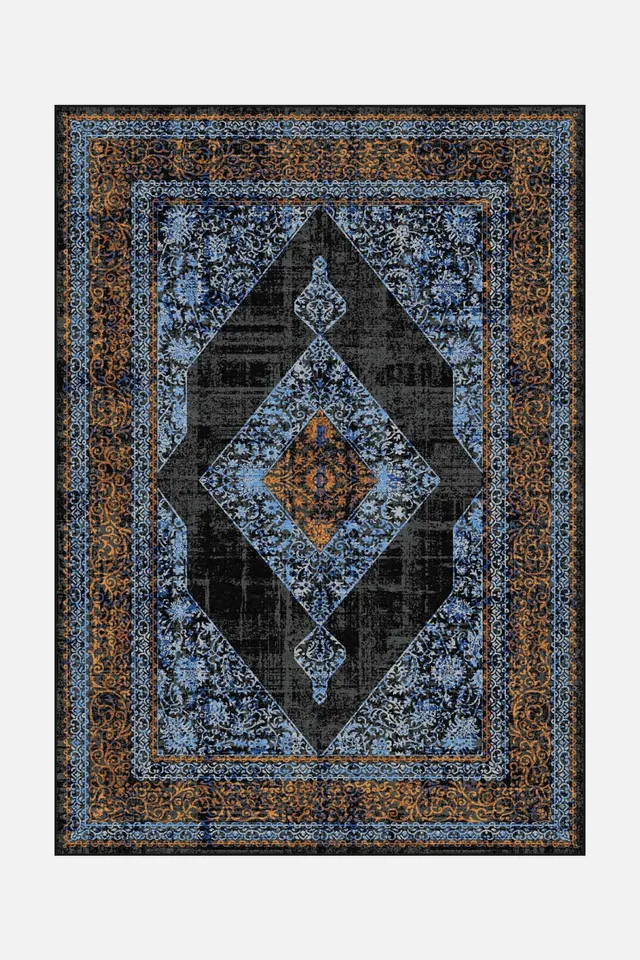 teppana-andrea-abend-teppich-waschbarer-indoor-teppich-blau image 1