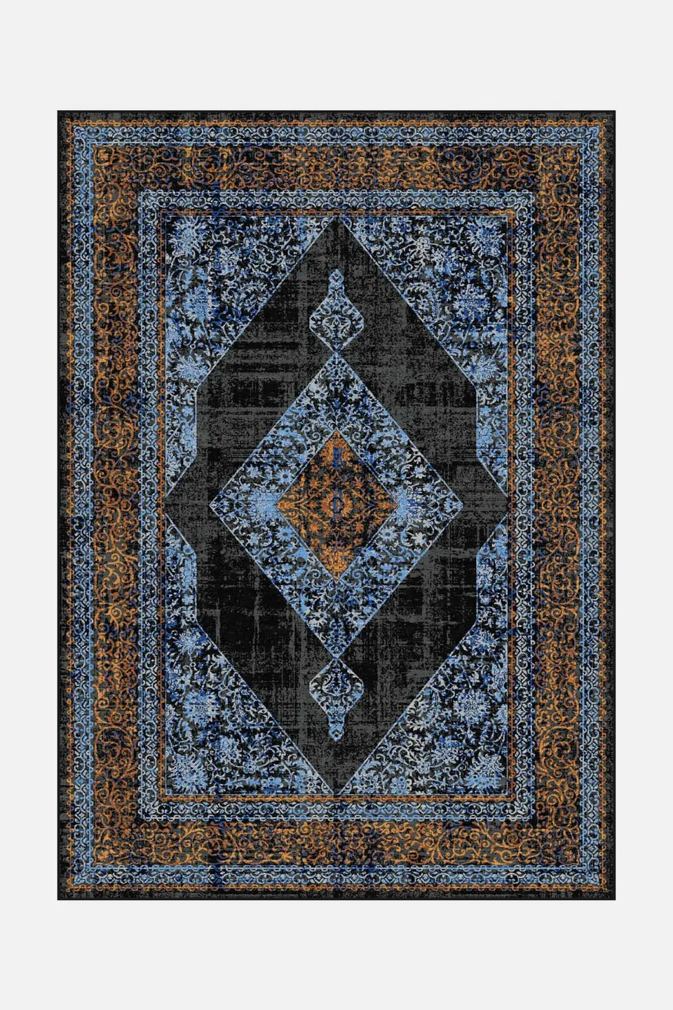 teppana-andrea-abend-teppich-waschbarer-indoor-teppich-blau image 1