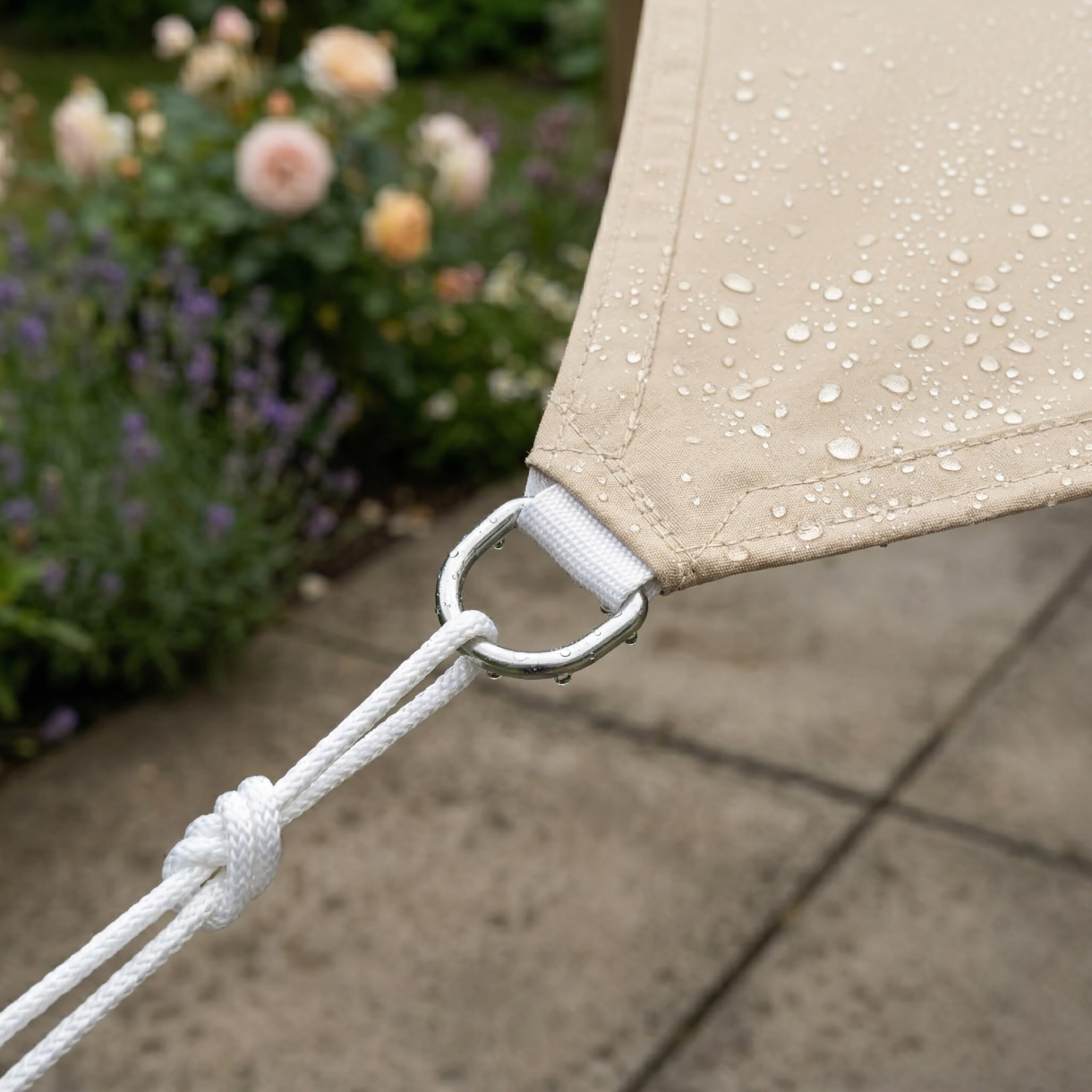 relaxdays-sonnensegel-rechteckig-2-x-3-m-beige-wasserabweisend image 8