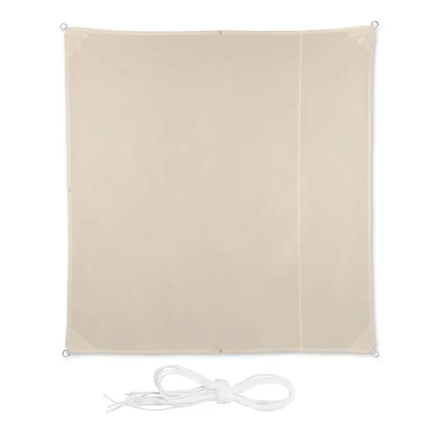 relaxdays-sonnensegel-quadratisch-2x2m-beige-wasserabweisend-mit-uv-schutz image 1