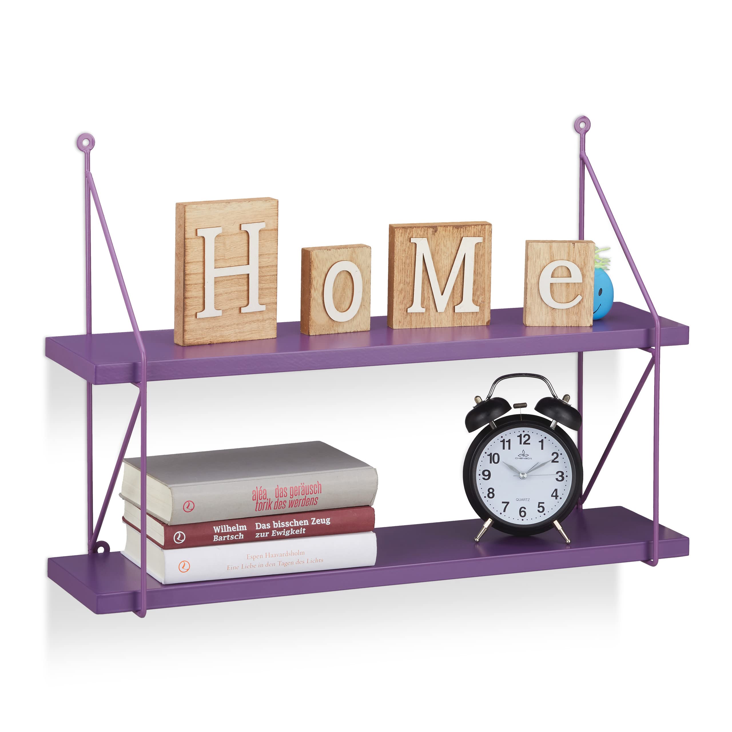 relaxdays-h-ngeregal-wand-2-ebenen-42-x-60-x-16-cm-gr-n image 7