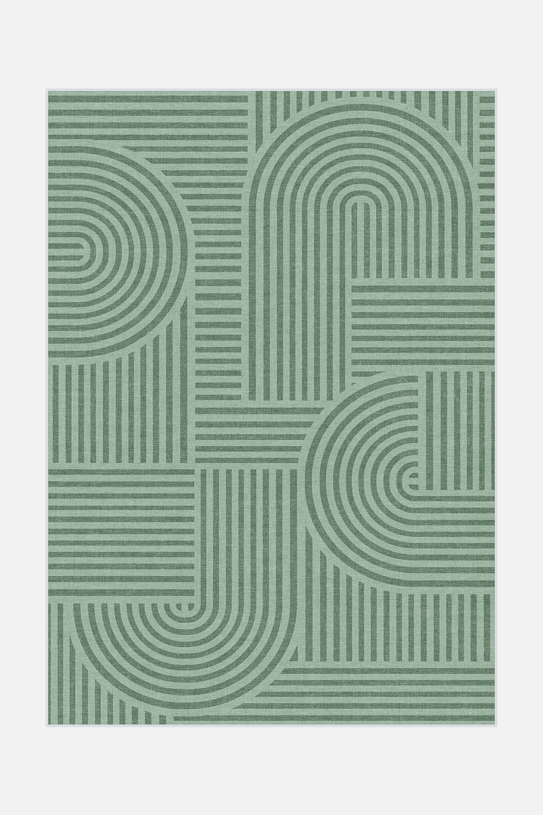 teppana-band-gr-n-teppich-waschbarer-design-teppich-gr-n-geometrisch image 1